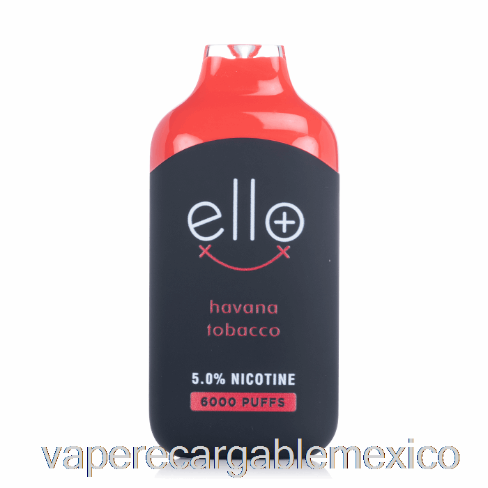 Vape Recargable Blvk Ello Plus 6000 Tabaco Havana Desechable